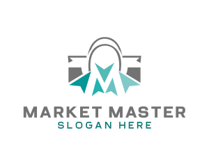 Shopping Bag Market logo design