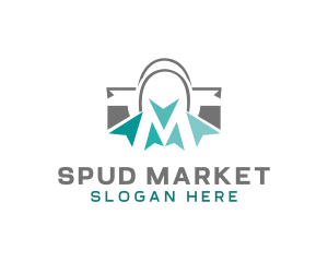 Shopping Bag Market logo design