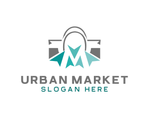 Shopping Bag Market logo design