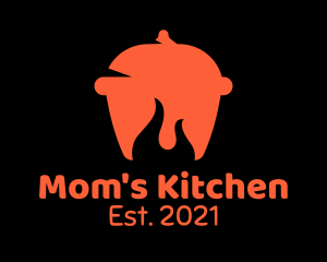 Hot Kitchen Pot  logo design