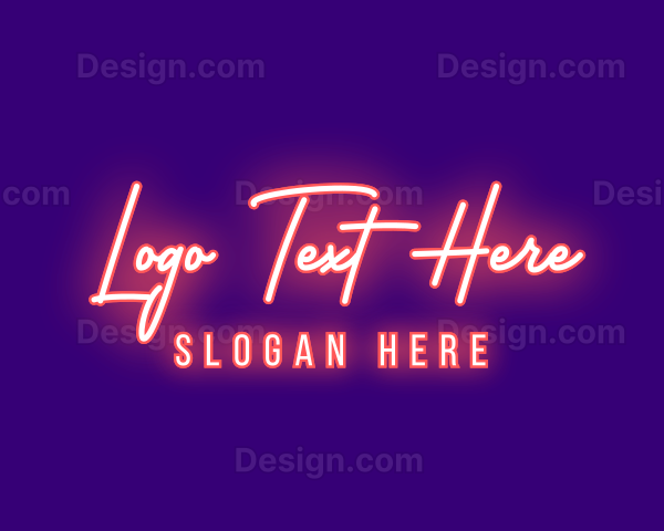 Neon Signature Light Logo