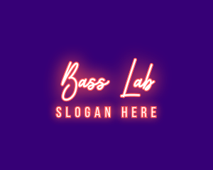 Neon Signature Light logo design