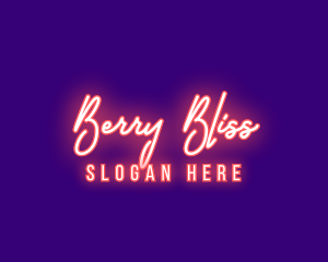 Neon Signature Light logo design