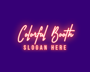 Neon Signature Light logo design