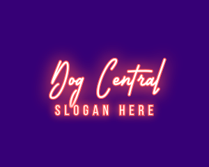 Neon Signature Light logo design