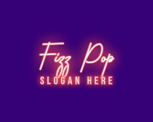 Neon Signature Light logo design