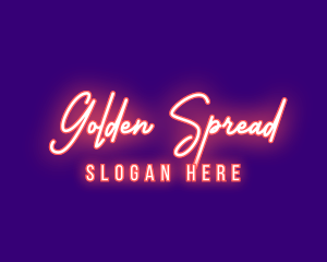 Neon Signature Light logo design