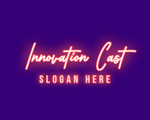 Neon Signature Light logo design