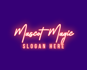 Neon Signature Light logo design