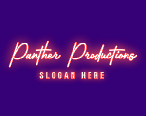 Neon Signature Light logo design