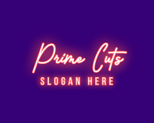 Neon Signature Light logo design