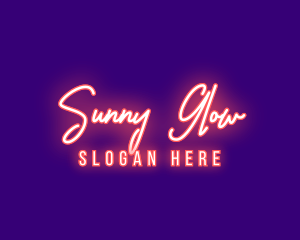 Neon Signature Light logo design