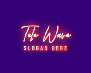 Neon Signature Light logo design