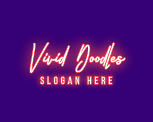 Neon Signature Light logo design