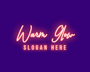 Neon Signature Light logo design