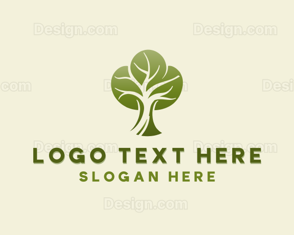 Tree Planting Growth Logo