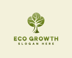 Tree Planting Growth logo design