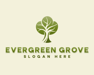 Tree Planting Growth logo design