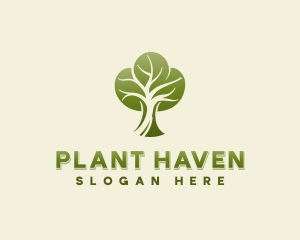 Tree Planting Growth logo design