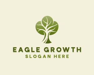 Tree Planting Growth logo design