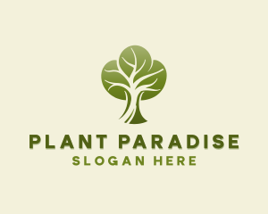 Tree Planting Growth logo design