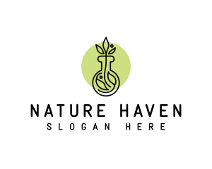 Natural Leaf Potion logo design