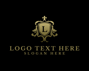 Premium Ornate Crest Shield logo