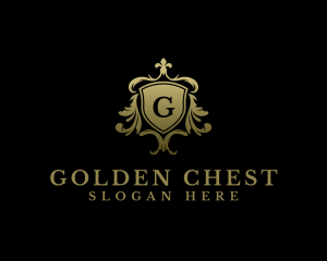 Premium Ornate Crest Shield logo design