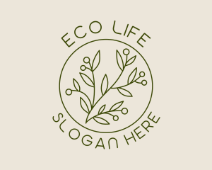 Organic Plant Garden  logo design