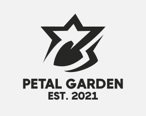 Star Trowel Gardening  logo design