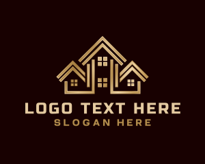 Premium Real Estate Builder Logo