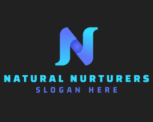 Creative Studio Letter N logo design