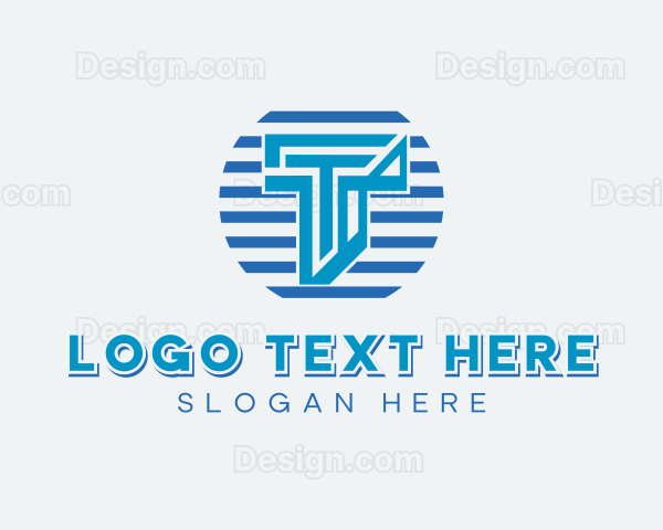 Generic Business Letter T Logo