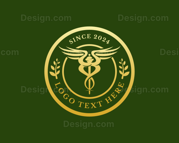 Wellness Hospital Doctor Logo