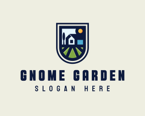 House Gardener Landscaping logo design