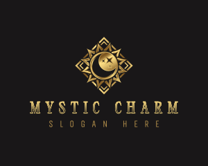 Mystic Moon Sun logo design