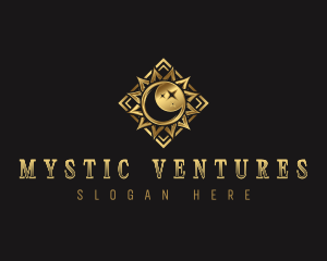 Mystic Moon Sun logo design