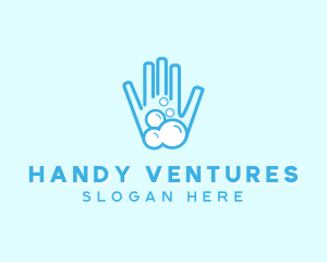 Bubble Soap Hand Sanitizer logo