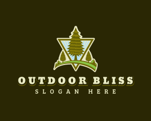 Tree Forest Woods logo design