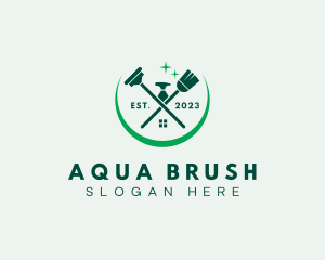 Home Cleaning Tools logo design