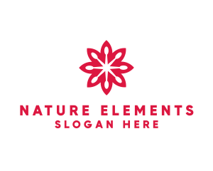 Flower Nature Spa logo design