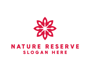 Flower Nature Spa logo design