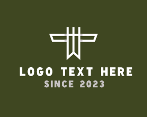 Geometric Corporate Aviation Letter T logo