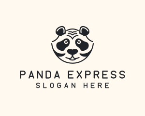 Wildlife Panda Head logo design