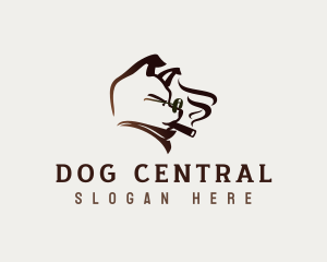 Tough Smoke Dog logo design