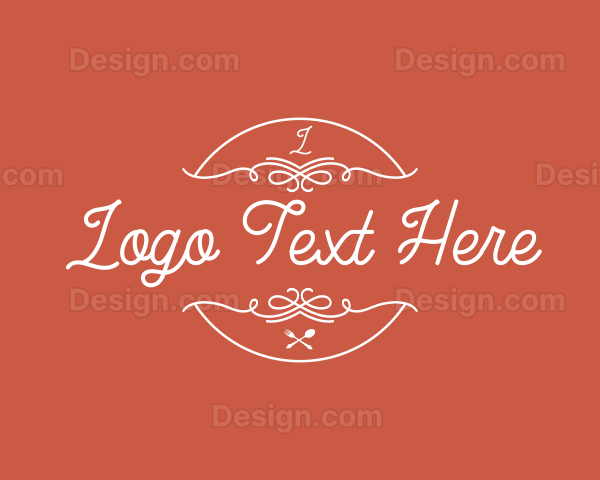 Elegant Restaurant Dining Logo