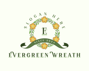 Floral Wreath Decor logo design