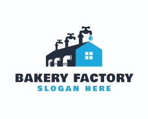 Faucet Pipes Factory logo design