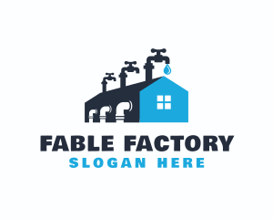 Faucet Pipes Factory logo design