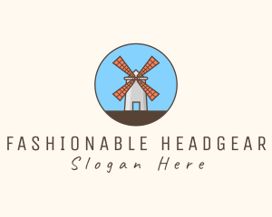 Windmill Farm Countryside logo design